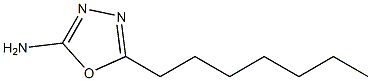 5-heptyl-1,3,4-oxadiazol-2-amine Struktur
