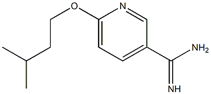 6-(3-methylbutoxy)pyridine-3-carboximidamide Struktur