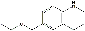 6-(ethoxymethyl)-1,2,3,4-tetrahydroquinoline Struktur
