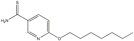 6-(heptyloxy)pyridine-3-carbothioamide Struktur