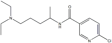 6-chloro-N-[5-(diethylamino)pentan-2-yl]pyridine-3-carboxamide Structure
