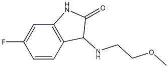 6-fluoro-3-[(2-methoxyethyl)amino]-2,3-dihydro-1H-indol-2-one