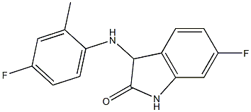 6-fluoro-3-[(4-fluoro-2-methylphenyl)amino]-2,3-dihydro-1H-indol-2-one