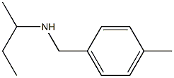 butan-2-yl[(4-methylphenyl)methyl]amine Struktur