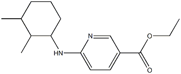 ethyl 6-[(2,3-dimethylcyclohexyl)amino]pyridine-3-carboxylate Struktur