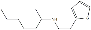 heptan-2-yl[2-(thiophen-2-yl)ethyl]amine Struktur