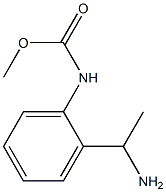 methyl N-[2-(1-aminoethyl)phenyl]carbamate Struktur