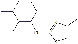 N-(2,3-dimethylcyclohexyl)-4-methyl-1,3-thiazol-2-amine Struktur