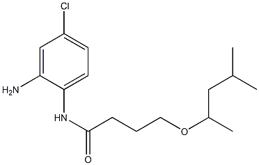 N-(2-amino-4-chlorophenyl)-4-[(4-methylpentan-2-yl)oxy]butanamide Struktur