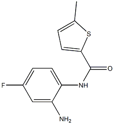 N-(2-amino-4-fluorophenyl)-5-methylthiophene-2-carboxamide Struktur