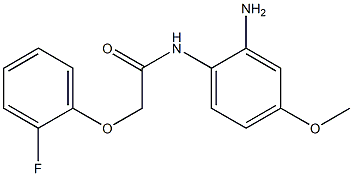 N-(2-amino-4-methoxyphenyl)-2-(2-fluorophenoxy)acetamide Struktur