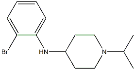 N-(2-bromophenyl)-1-(propan-2-yl)piperidin-4-amine Struktur
