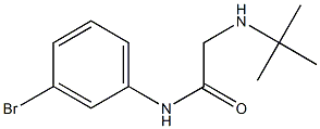 N-(3-bromophenyl)-2-(tert-butylamino)acetamide Struktur