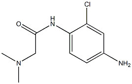 N-(4-amino-2-chlorophenyl)-2-(dimethylamino)acetamide Struktur