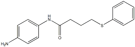 N-(4-aminophenyl)-4-(phenylsulfanyl)butanamide Struktur