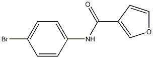 N-(4-bromophenyl)-3-furamide Struktur