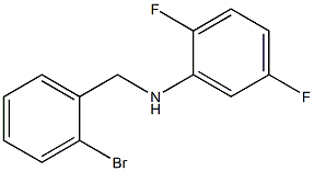 N-[(2-bromophenyl)methyl]-2,5-difluoroaniline Struktur