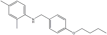 N-[(4-butoxyphenyl)methyl]-2,4-dimethylaniline Struktur