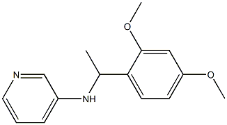N-[1-(2,4-dimethoxyphenyl)ethyl]pyridin-3-amine Struktur