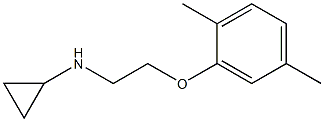 N-[2-(2,5-dimethylphenoxy)ethyl]cyclopropanamine Struktur