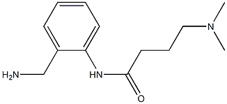 N-[2-(aminomethyl)phenyl]-4-(dimethylamino)butanamide Struktur