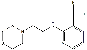 N-[2-(morpholin-4-yl)ethyl]-3-(trifluoromethyl)pyridin-2-amine Structure