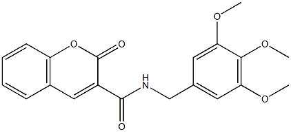 2-oxo-N-(3,4,5-trimethoxybenzyl)-2H-chromene-3-carboxamide