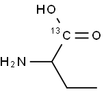 D-2-Aminobutyric  acid-1-13C Struktur