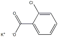 2-Chlorobenzoic acid potassium salt Struktur