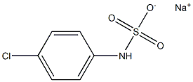 (4-Chlorophenyl)sulfamic acid sodium salt Struktur