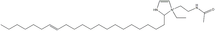 1-[2-(Acetylamino)ethyl]-1-ethyl-2-(14-henicosenyl)-4-imidazoline-1-ium Struktur