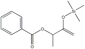 2-(Trimethylsiloxy)-3-[(benzoyl)oxy]-1-butene Structure
