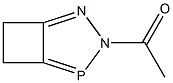 3-Acetyl-2,3-diaza-4-phosphabicyclo[3.2.0]hepta-1,4-diene Struktur