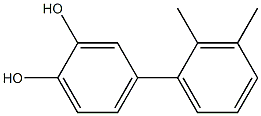 4-(2,3-Dimethylphenyl)benzene-1,2-diol Struktur