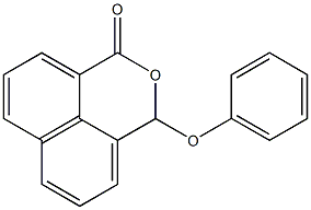 3-(Phenoxy)-1H,3H-naphtho[1,8-cd]pyran-1-one Structure
