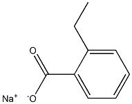 2-Ethylbenzoic acid sodium salt Struktur