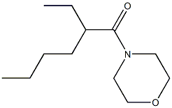4-(2-Ethylhexanoyl)morpholine Struktur