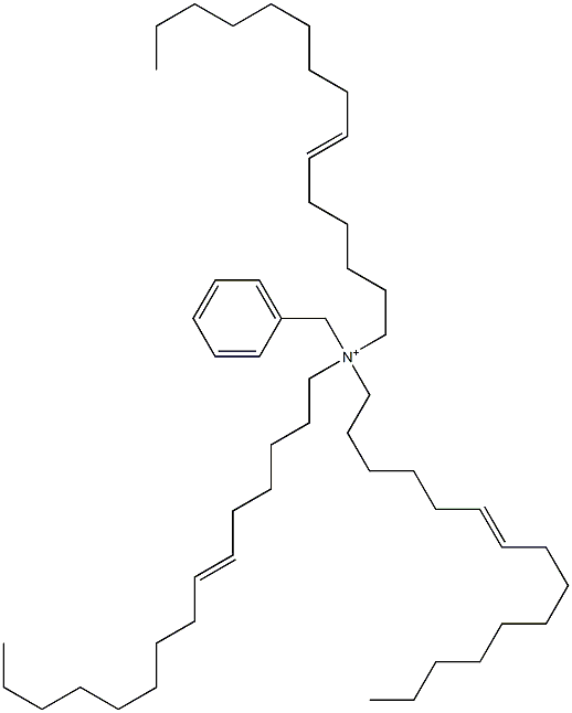 Tri(6-pentadecenyl)benzylaminium Struktur