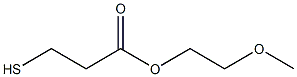 3-Mercaptopropionic acid 2-methoxyethyl ester Struktur