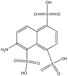 6-Amino-1,4,5-naphthalenetrisulfonic acid Structure