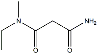 Ethylmethylmalonamide Structure