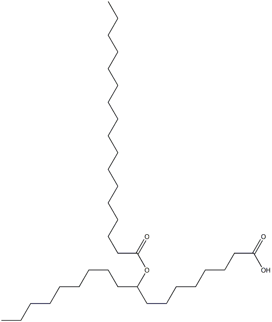 9-Heptadecanoyloxyoctadecanoic acid Struktur