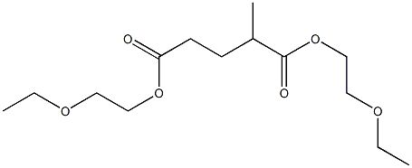 2-Methylglutaric acid bis(2-ethoxyethyl) ester Struktur