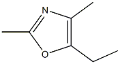 5-Ethyl-2,4-dimethyloxazole Struktur
