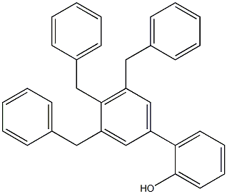 2-(3,4,5-Tribenzylphenyl)phenol Structure