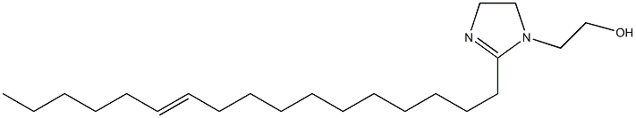 2-(11-Heptadecenyl)-2-imidazoline-1-ethanol Struktur