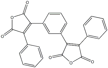 3,3'-[1,3-Phenylene]bis[4-phenylfuran-2,5-dione] Struktur