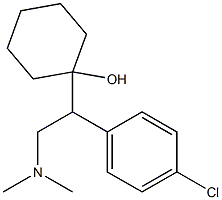 1-[1-(4-Chlorophenyl)-2-dimethylaminoethyl]cyclohexanol Struktur