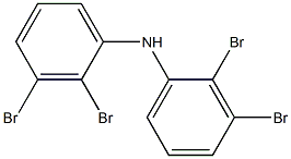 Bis(2,3-dibromophenyl)amine Struktur