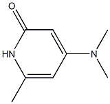 4-(Dimethylamino)-6-methylpyridin-2(1H)-one Struktur